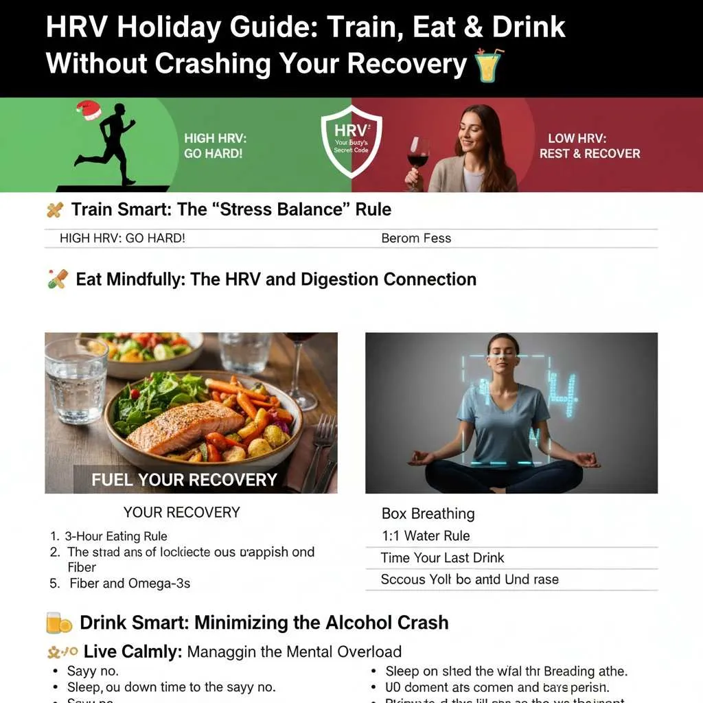 HRV Holiday Guide: Train, Eat & Drink Without Crashing Recovery